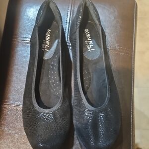 Vaneli Black Mesh Loafers